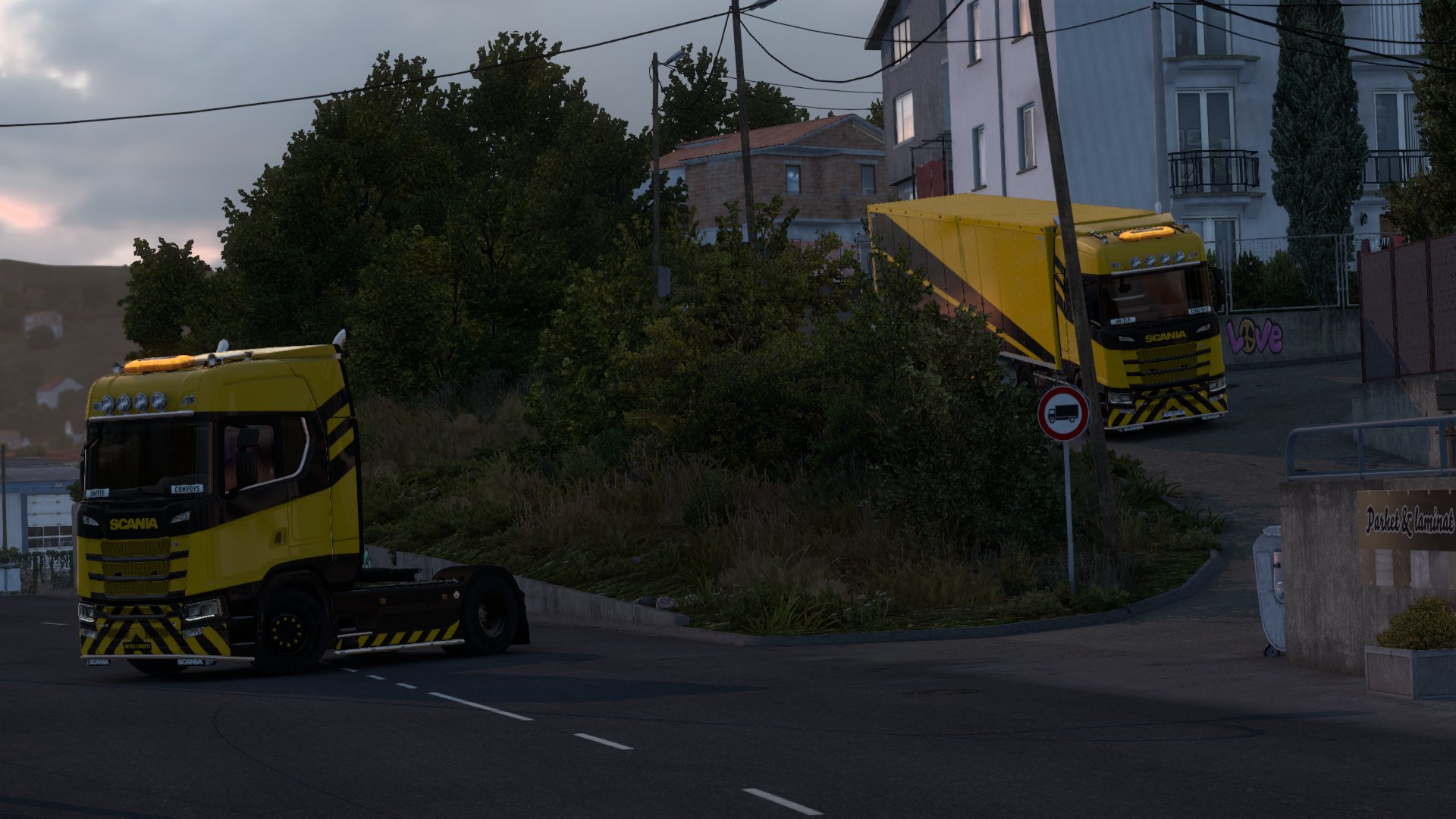 An image of a UC truck directing the lead of an event